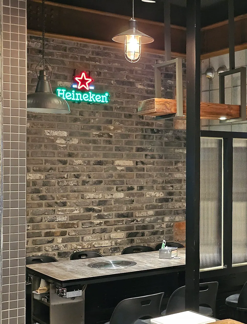 Vertical shot near the entrance of Nocheongol Bupyeong Main Branch