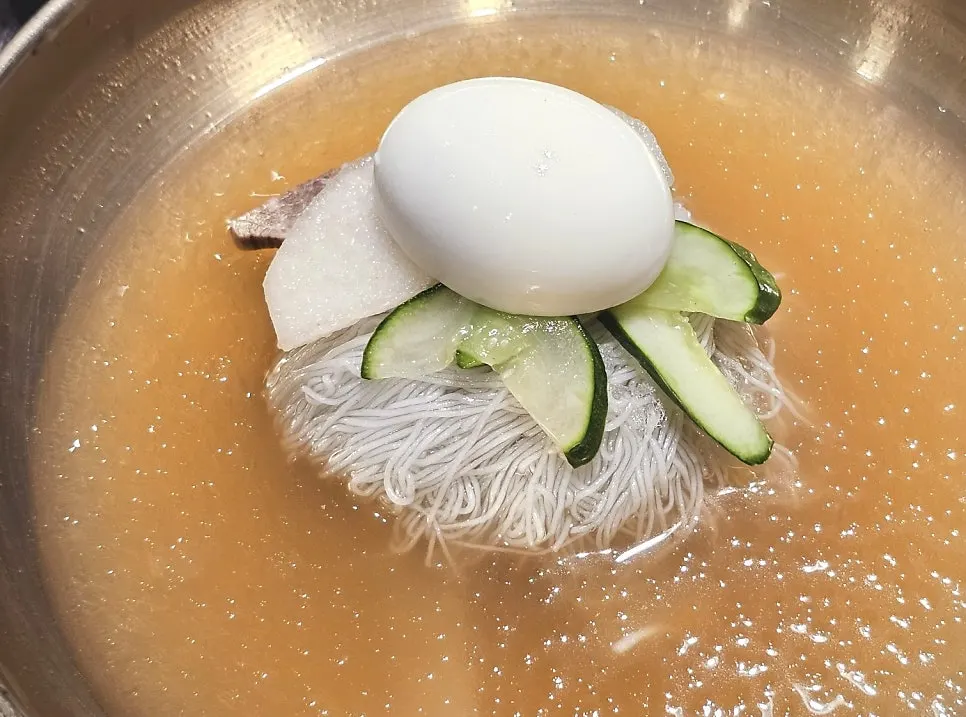 Water naengmyeon at Nocheongol Bupyeong Main Branch