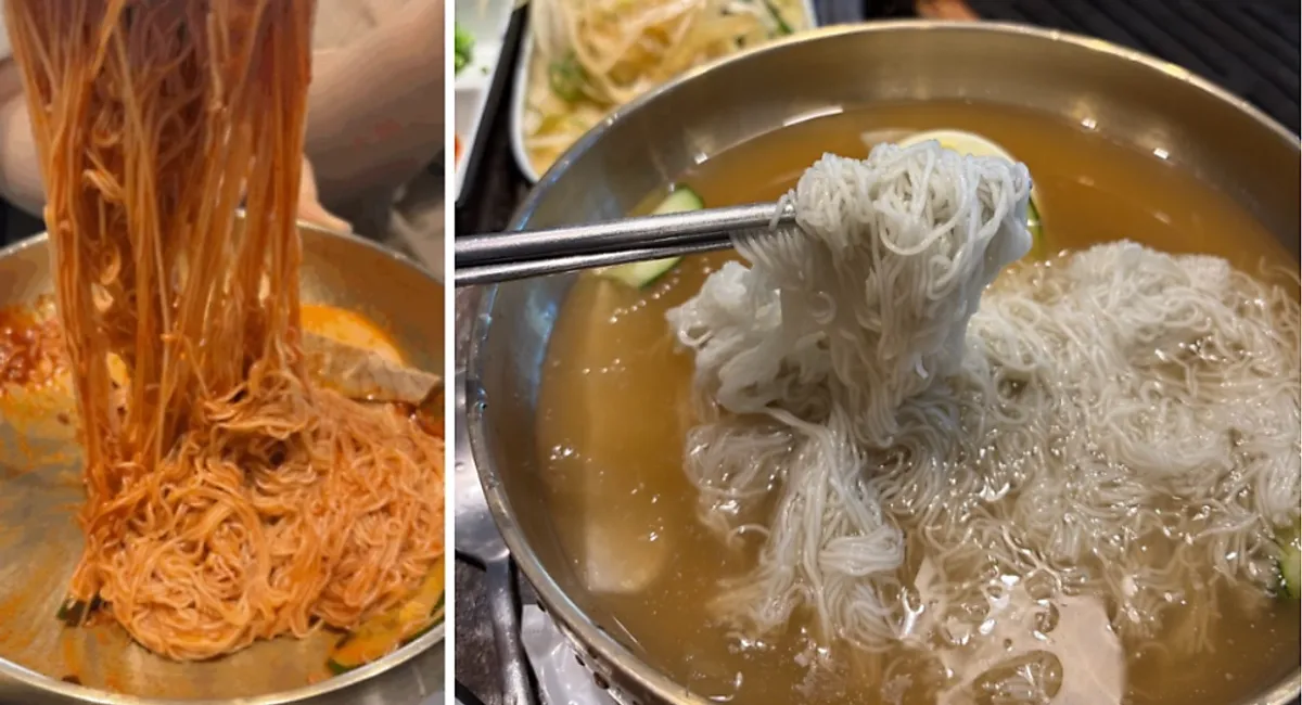 Naengmyeon ordered to finish the meal after the meat