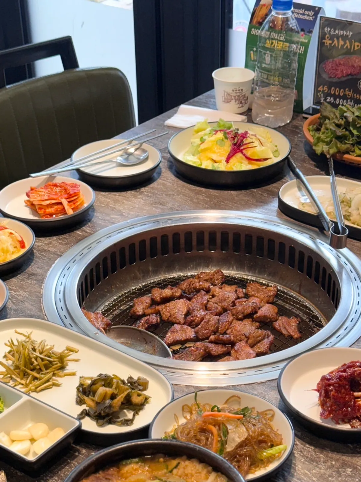노천골 부평본점 한돈양념갈비 상차림