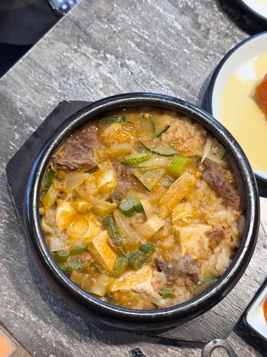 소갈비가 통째로 올라간 소갈비된장리조또