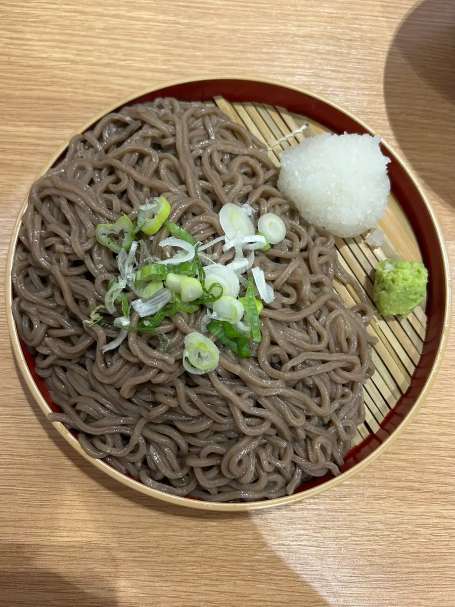 판메밀소바와 돈까스 한 장 세트