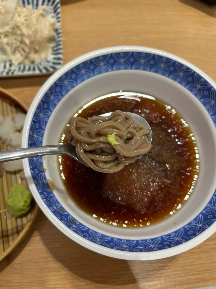 시원한 메밀소바 한 그릇