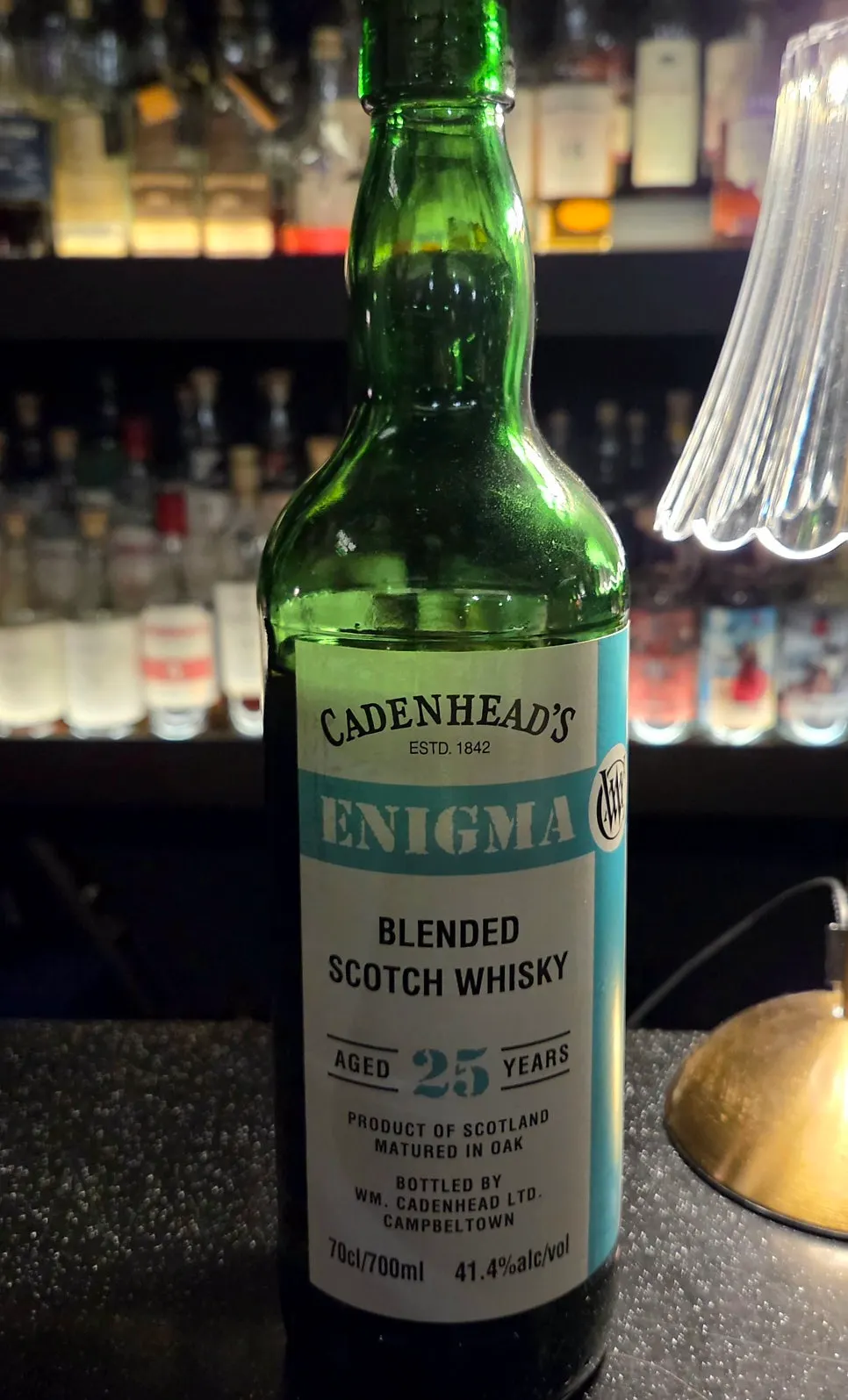 An independent bottling spirit with tasting notes attached