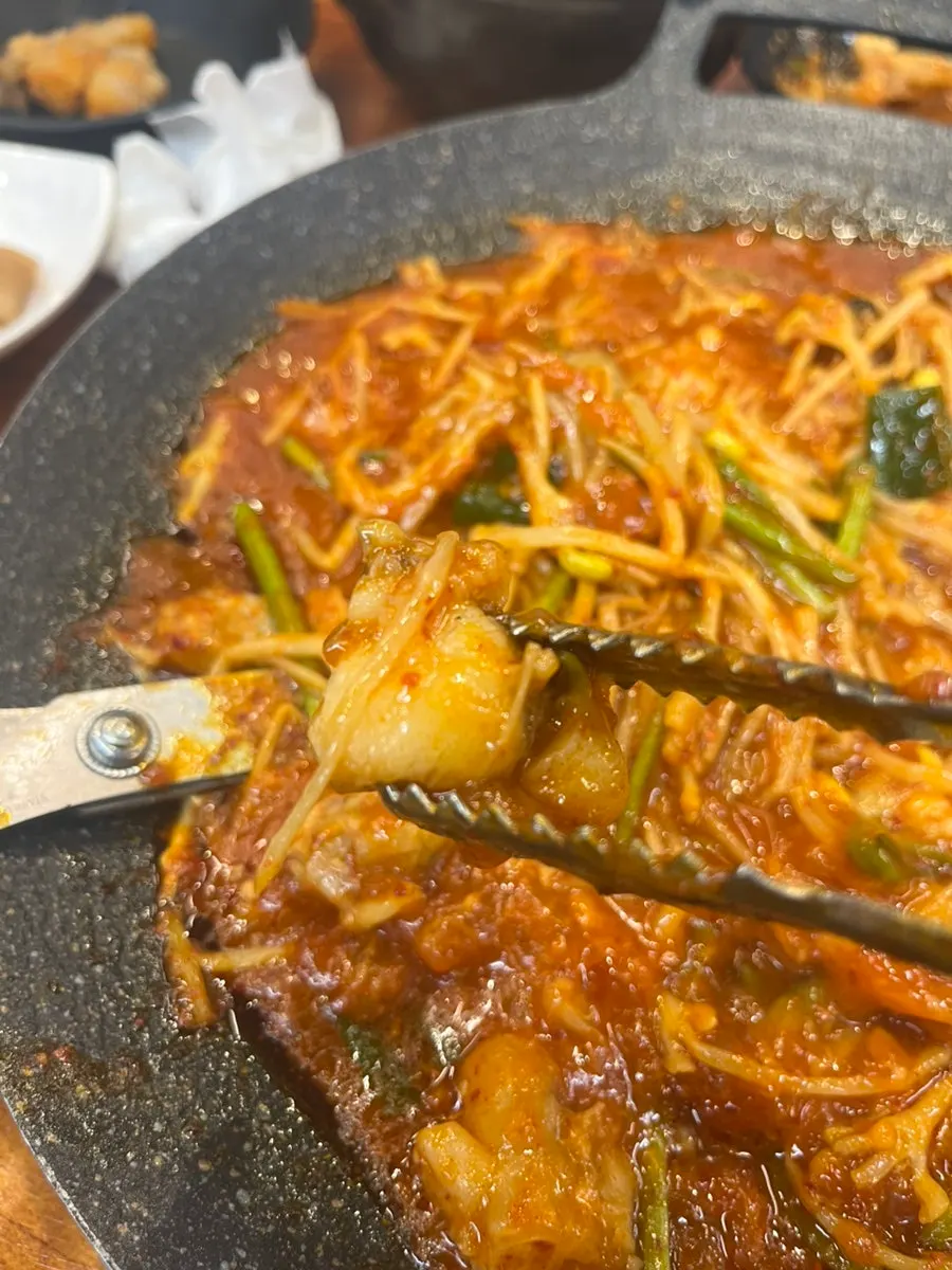 Level 0 agu-jjim with bean sprouts and minari