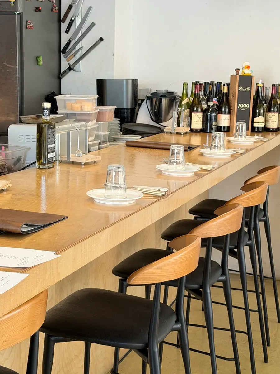 Hall table seating at Noju