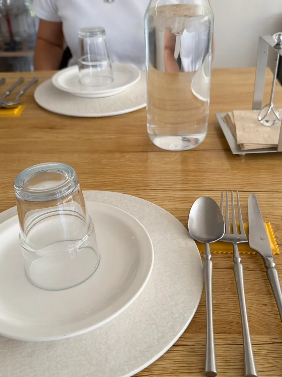 Noju's open-kitchen bar table
