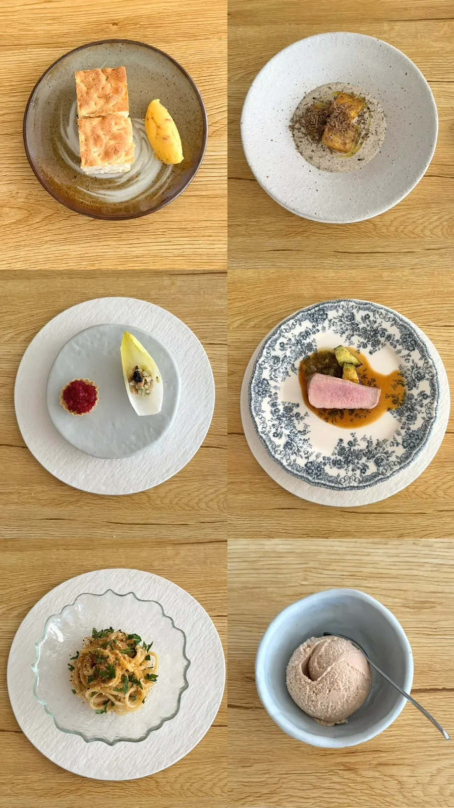 Noju's walnut ice cream dessert