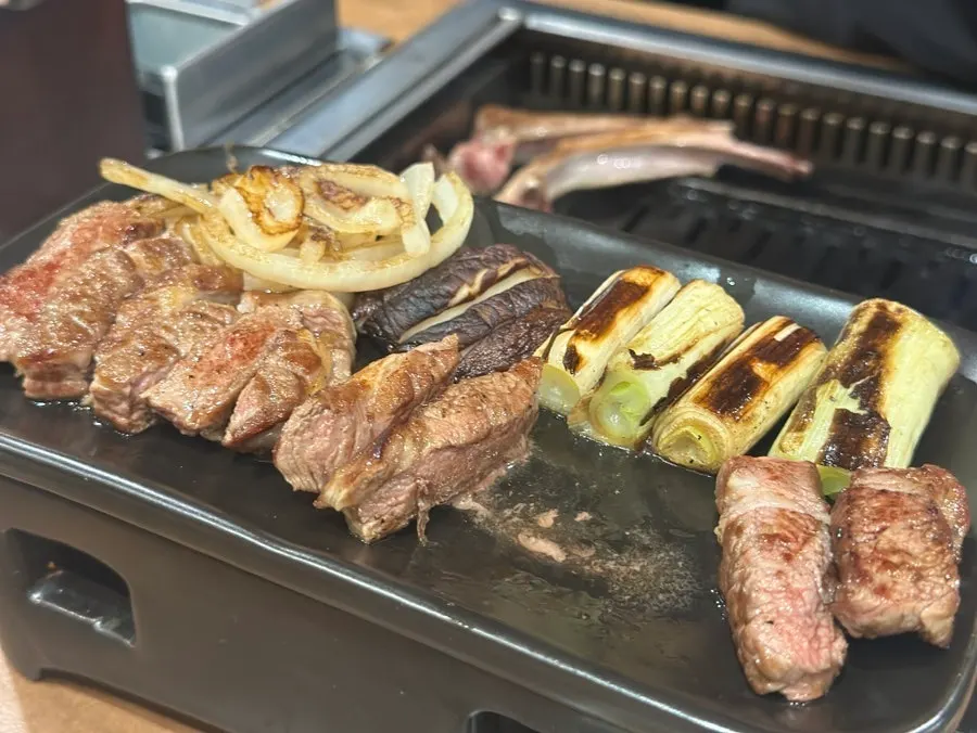 촉촉한 양고기 속살