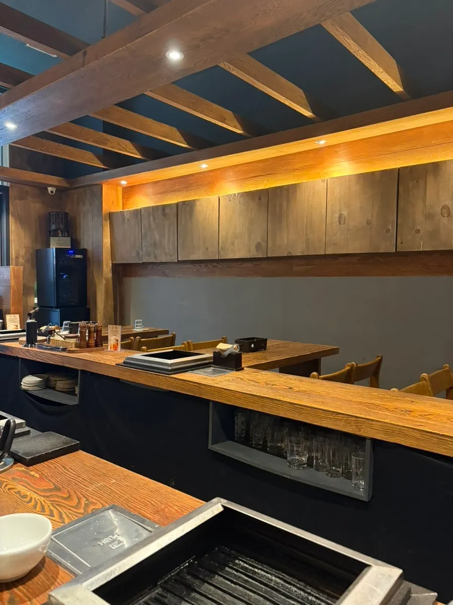 The table at Nokji Magok Main Branch after finishing the meal