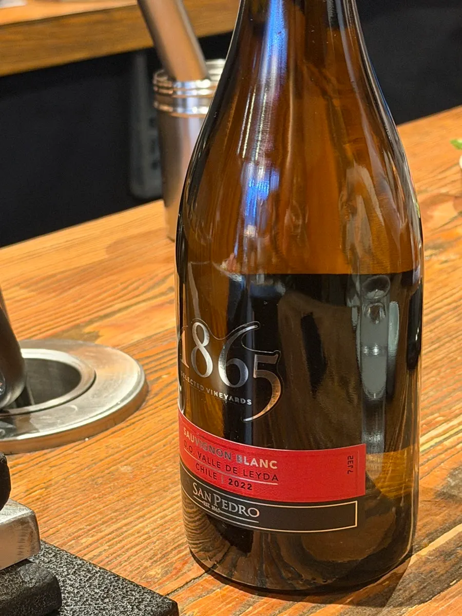 White wine in a chilling bucket