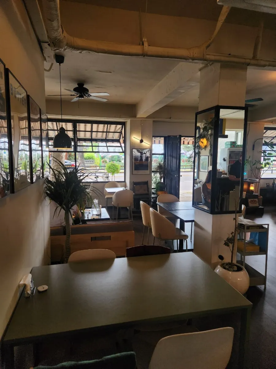 Exterior of Nonchalant Lounge with a European-style atmosphere