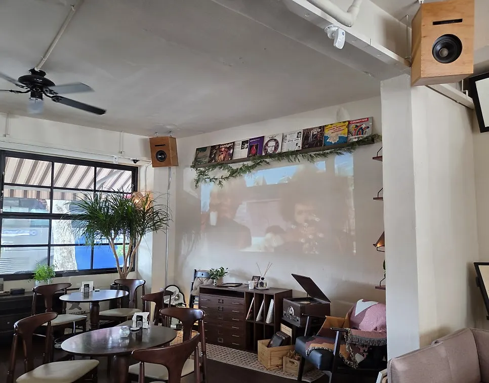 Cozy interior design of Nonchalant Lounge