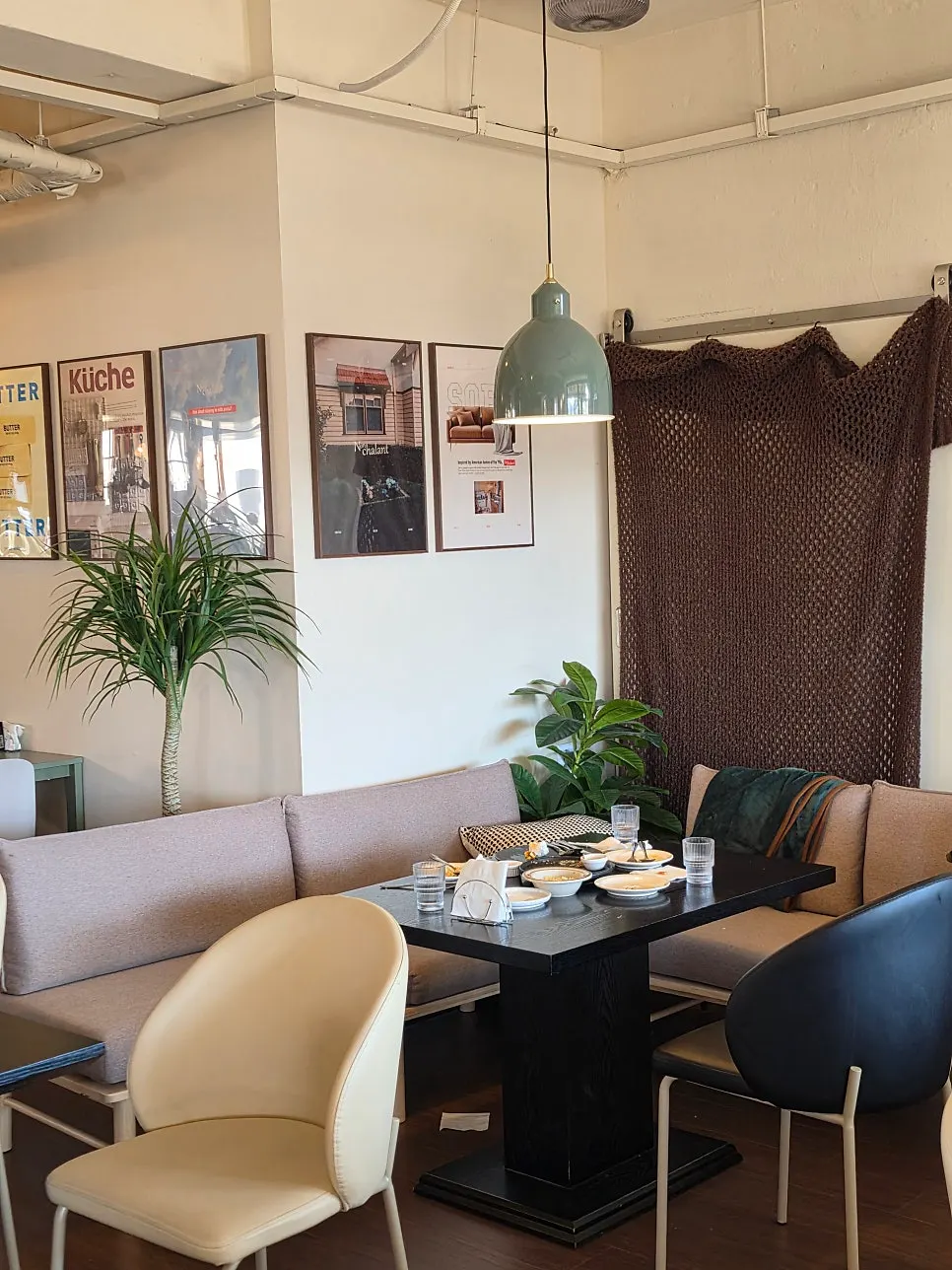 Group seating area at Nonchalant Lounge