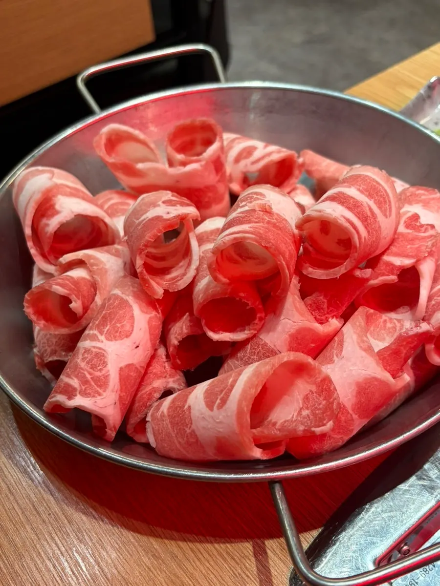 Self-serve bar with ingredients to pair with pork