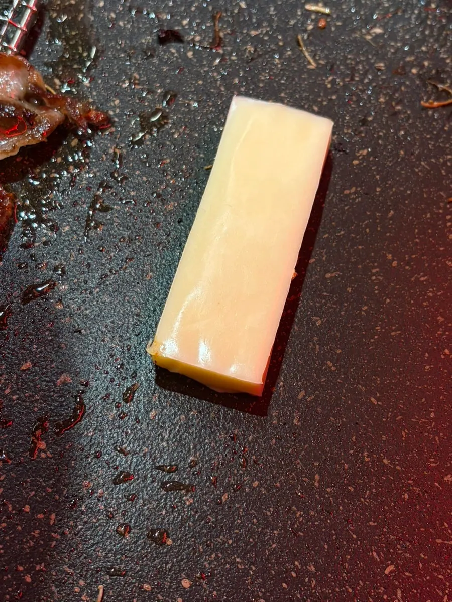 A meat wrap made with well-cooked pork