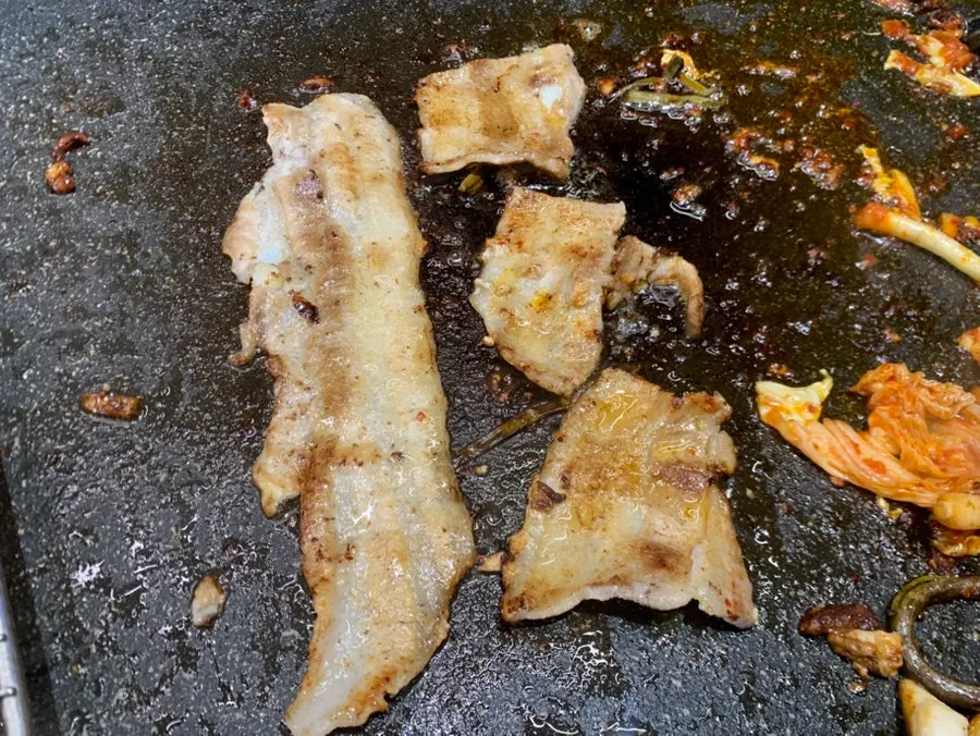 1.5mm보다 두툼한 3mm 삼겹살