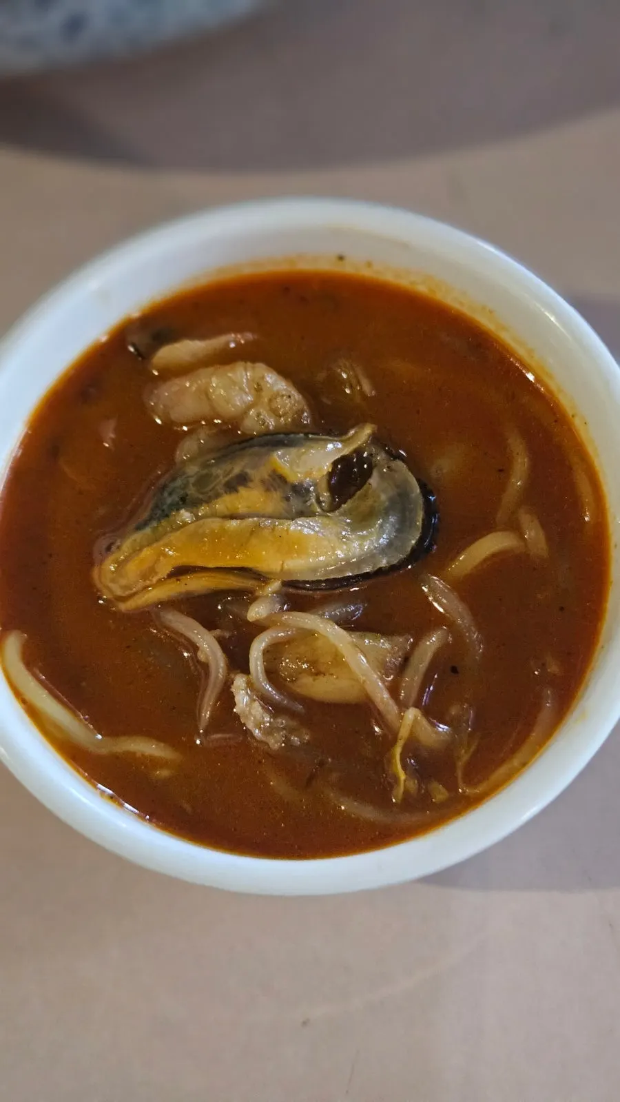 걸쭉한 국물의 나가사키짬뽕