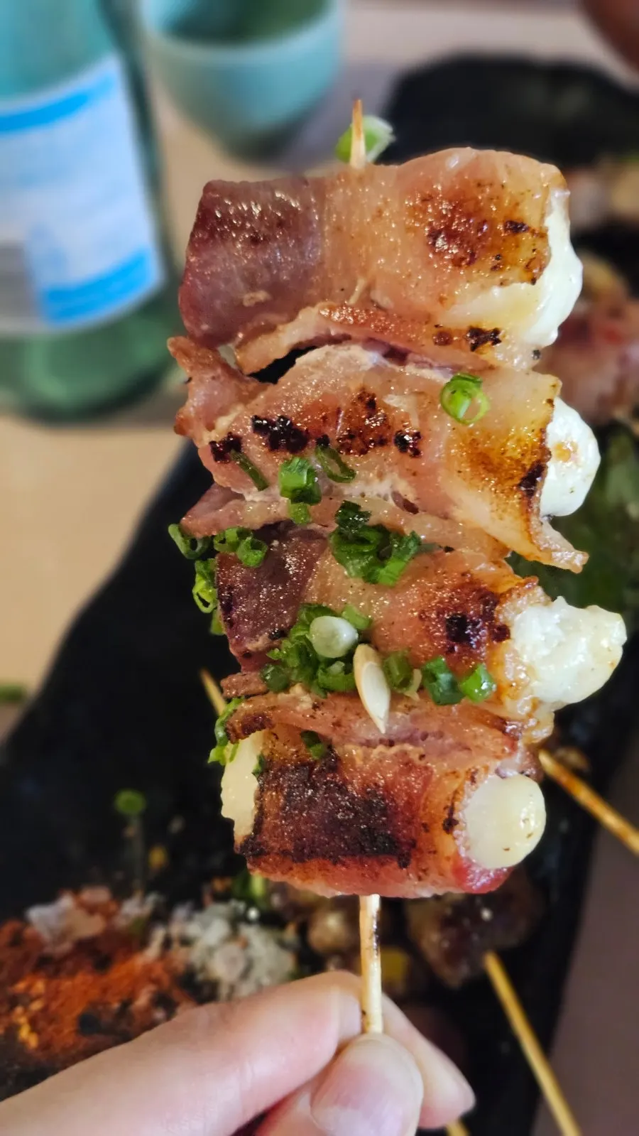 닭껍질꼬치와 은행꼬치