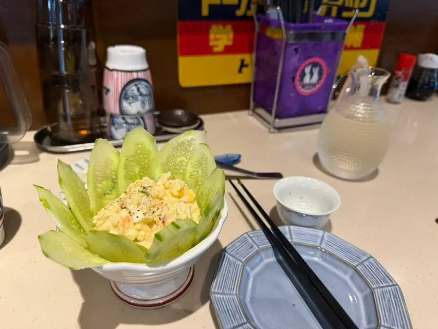 포테토사라 한 접시