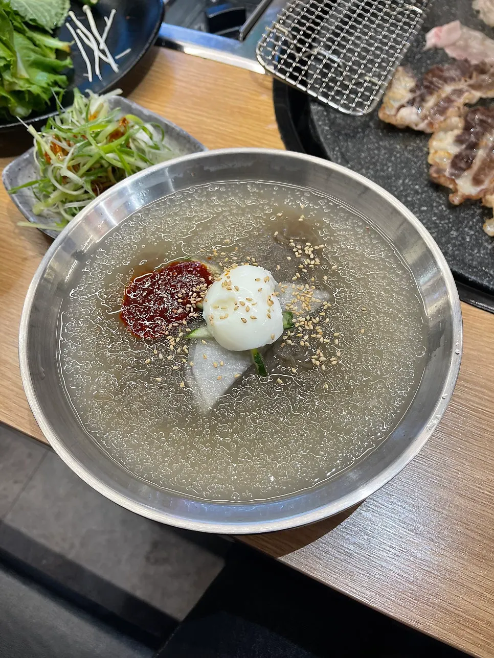 시원한 육수의 물냉면 한 그릇