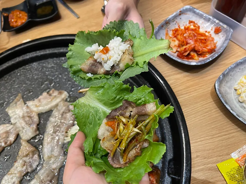 퇴근 후 저녁으로 즐긴 대패마켙 강남논현점 식사