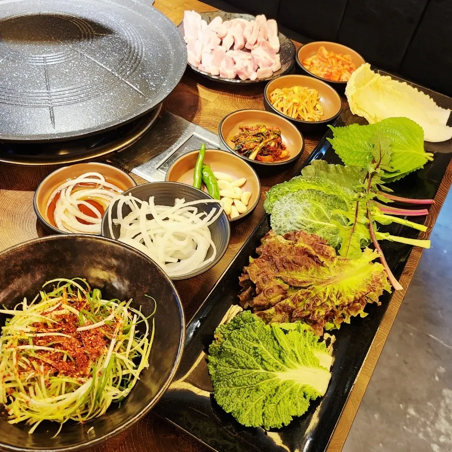 Meat menu at Yuksam Maeul
