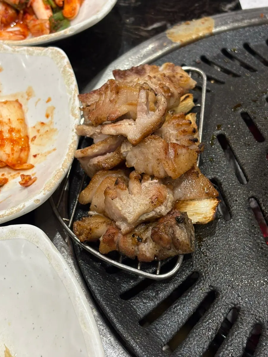 고기 마무리로 주문한 된장찌개