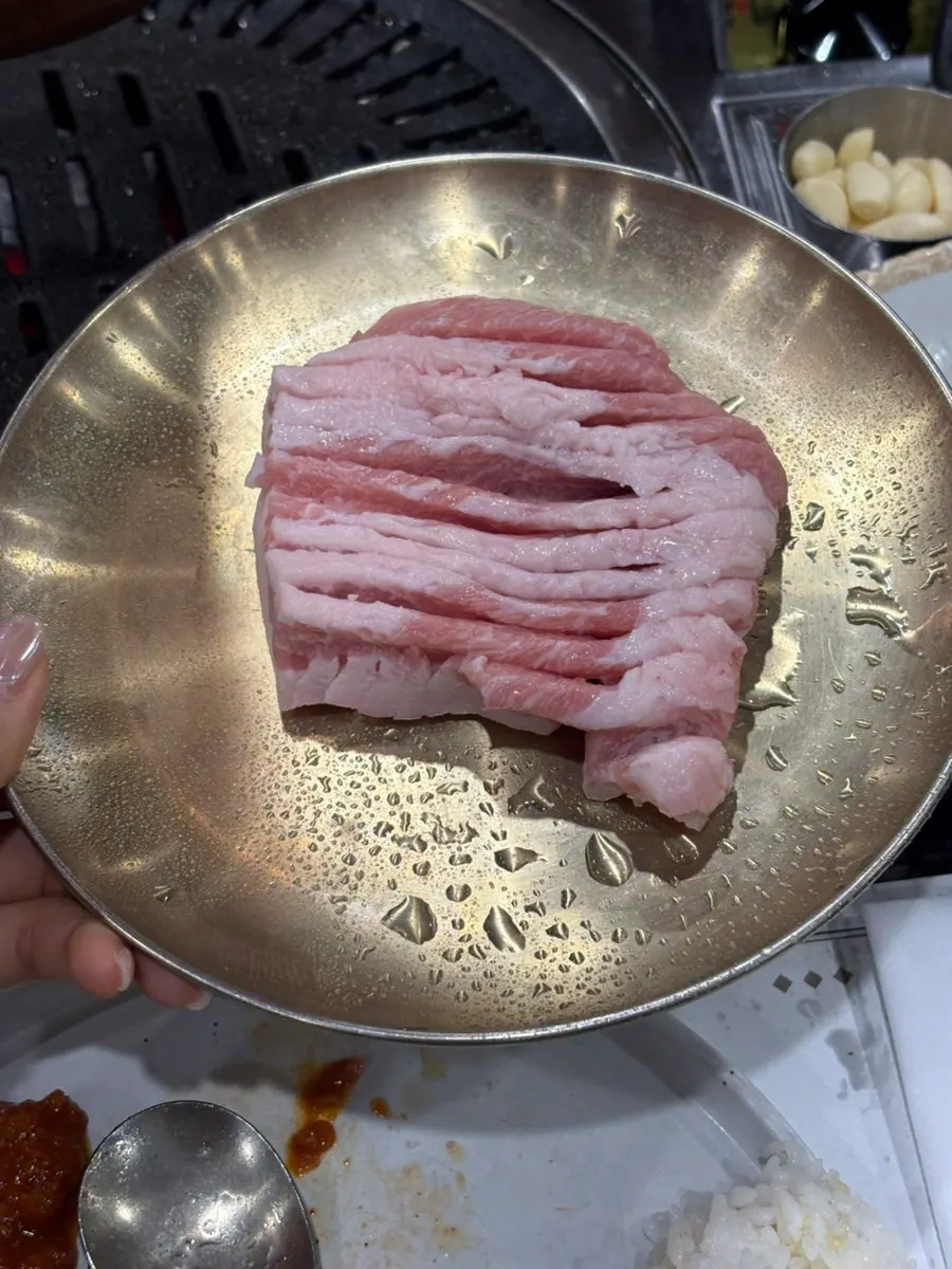 마무리 메뉴로 나온 누룽지