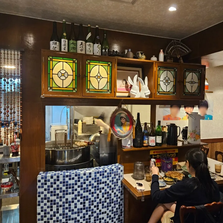 Table spread of oden and Napolitan spaghetti