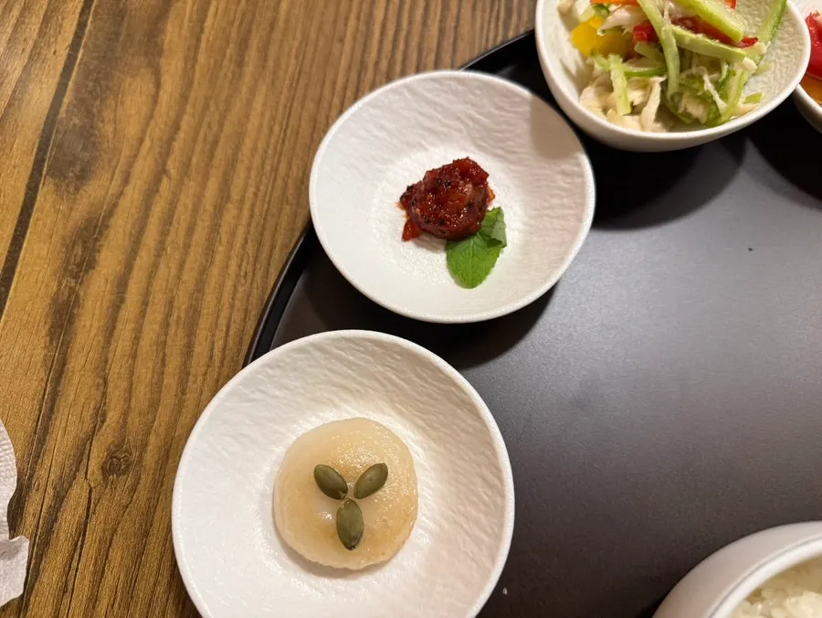 한정식 주전부리 차림