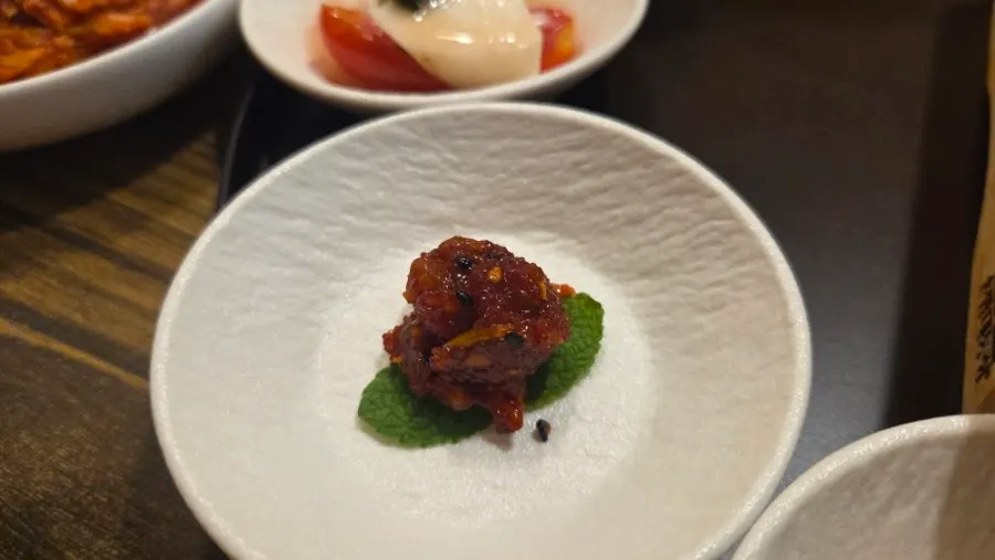 찹쌀 부꾸미 한 접시