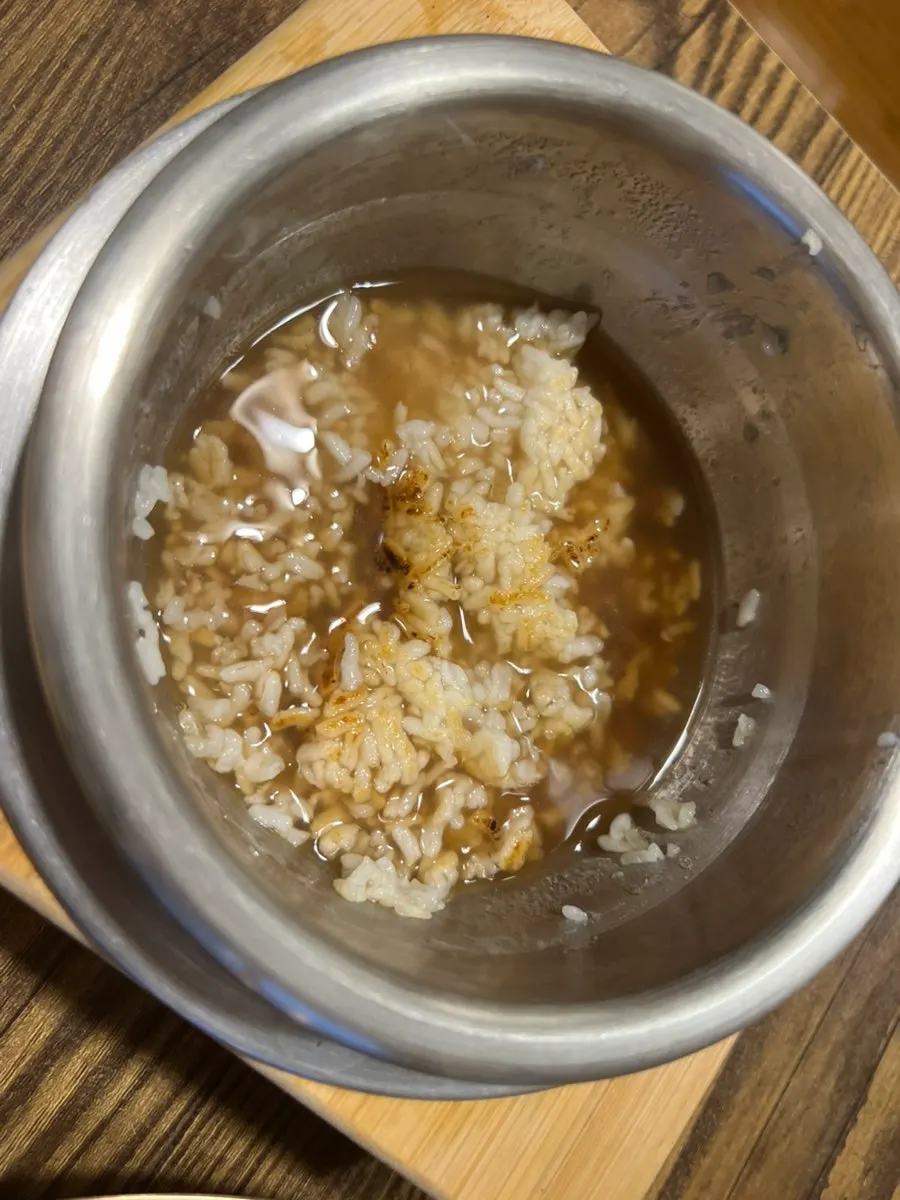Thick ginseng fritters with ginseng sauce