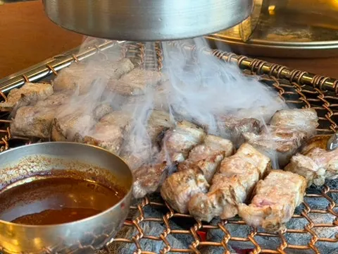 Melated eaten together with bibim naengmyeon