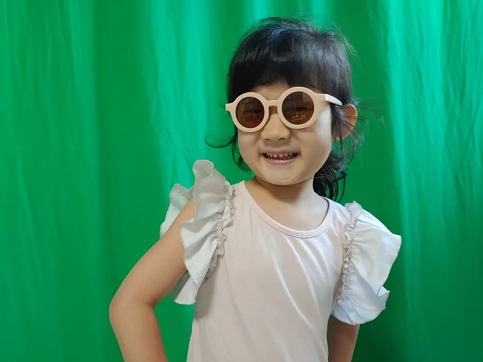 Kids’ glasses sized for a child’s head