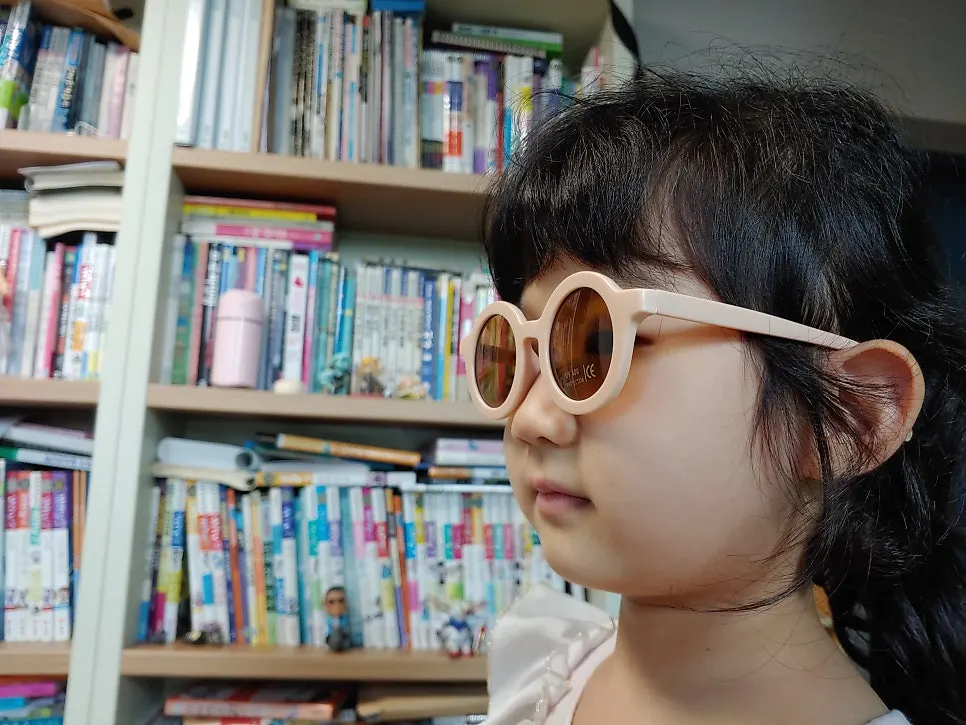 Children’s sunglasses against a Nordic-style background