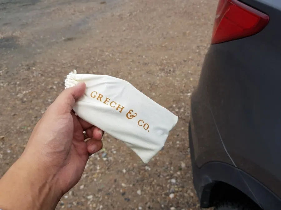 Photo about storing sunglasses in the car