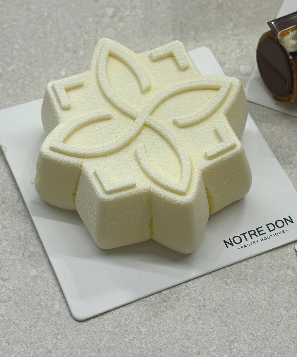Notldun's 3 desserts lined up side by side