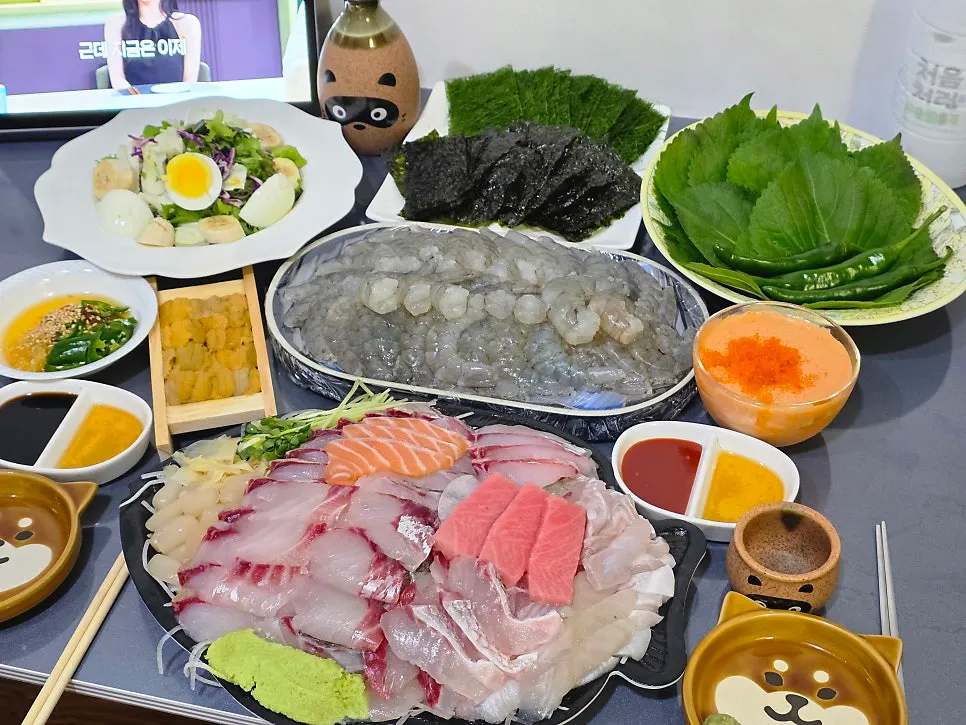 노량진수산물도매시장 내부 풍경