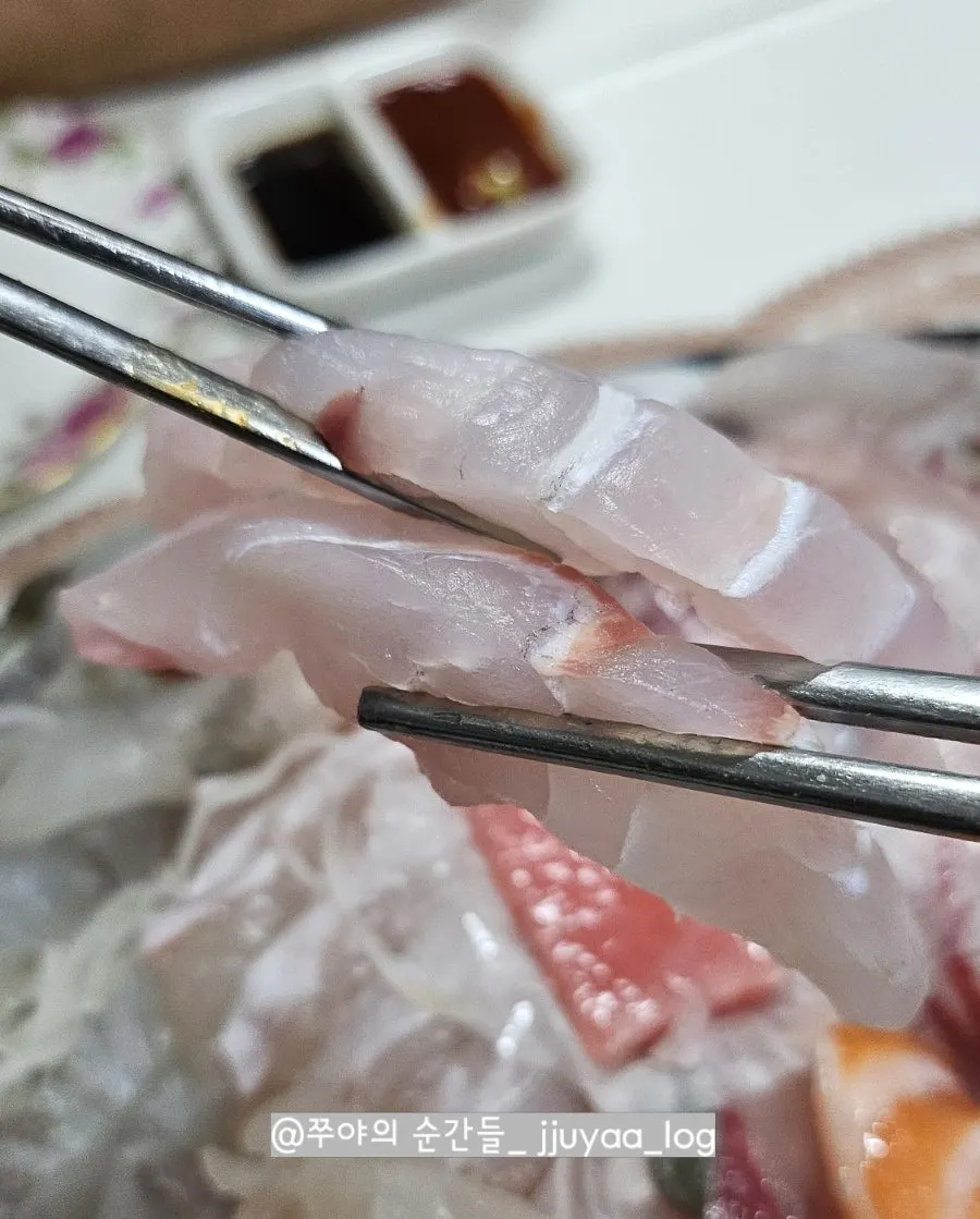 부드러운 민어회