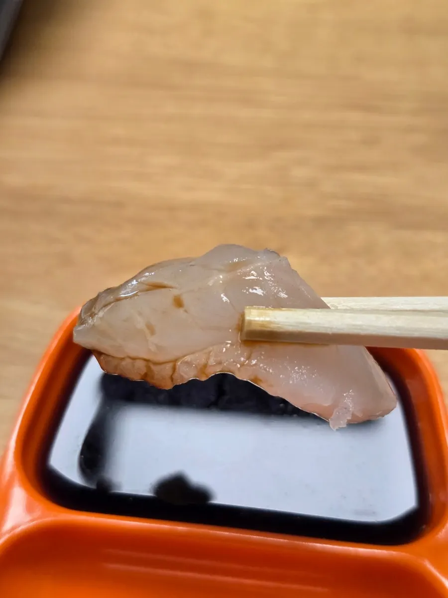Freshly packed flatfish and rockfish sashimi