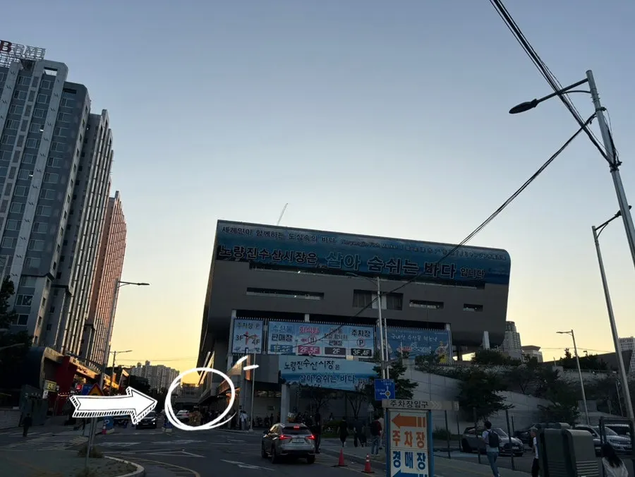 Entrance to Namil-mun gate at Noryangjin Fish Market