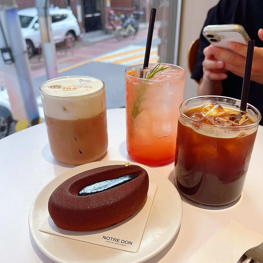 아이스 아메리카노, 자몽에이드, 다크초콜릿라떼