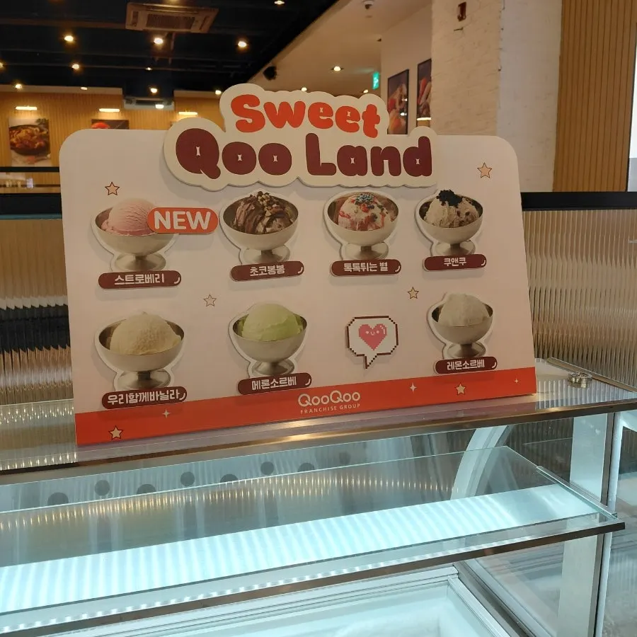 Snacks laid out at the dessert corner