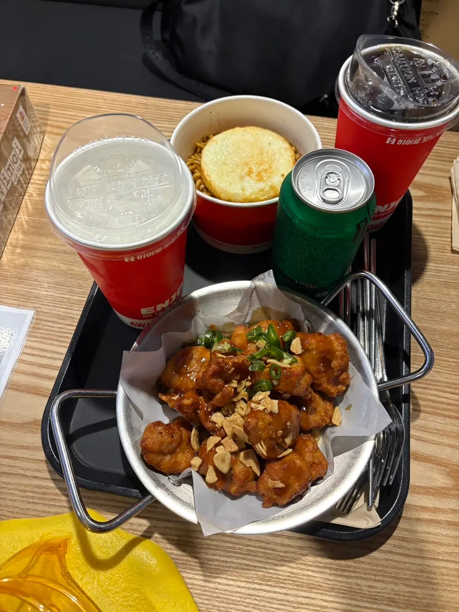 Chicken ordered as a snack