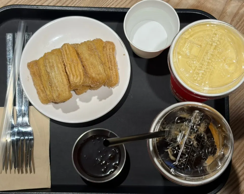 보드게임카페 간식 메뉴판