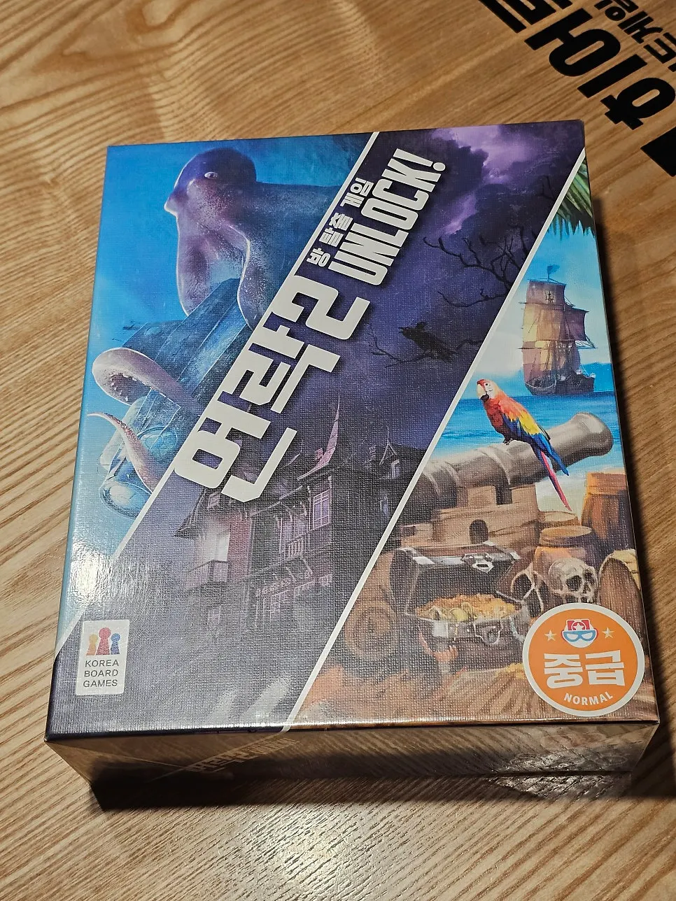 Contents of the Unlock escape-room card game