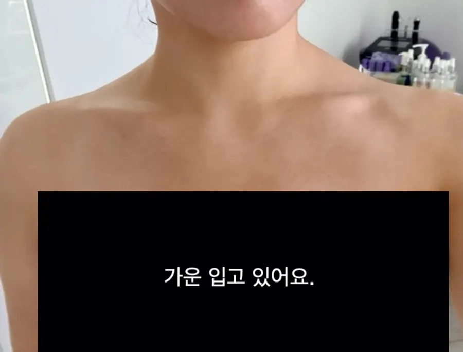 관리 전 승모근과 어깨 비대칭 비포 상태
