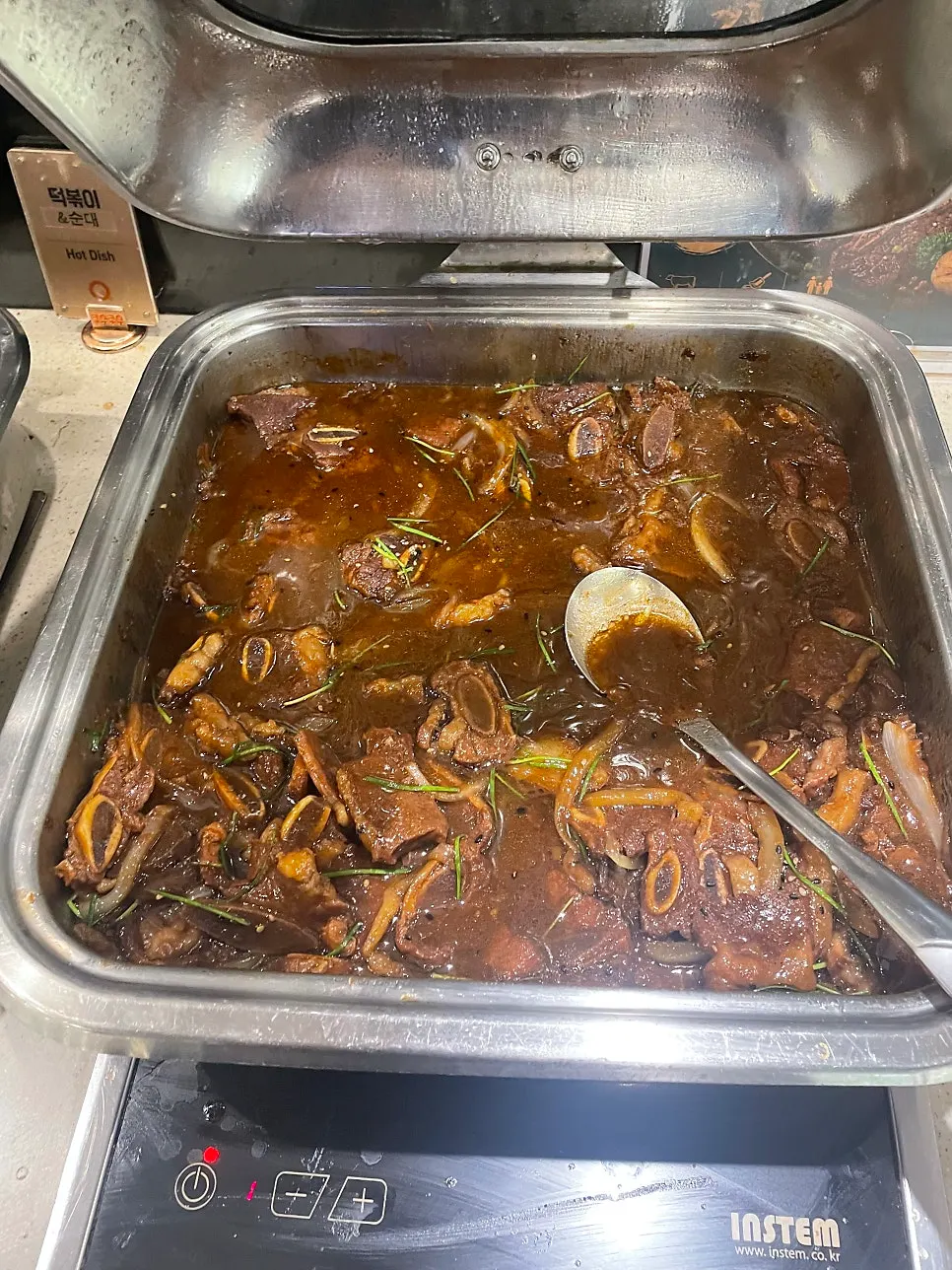Buffet food corner at Kuu Kuu Nowon Branch