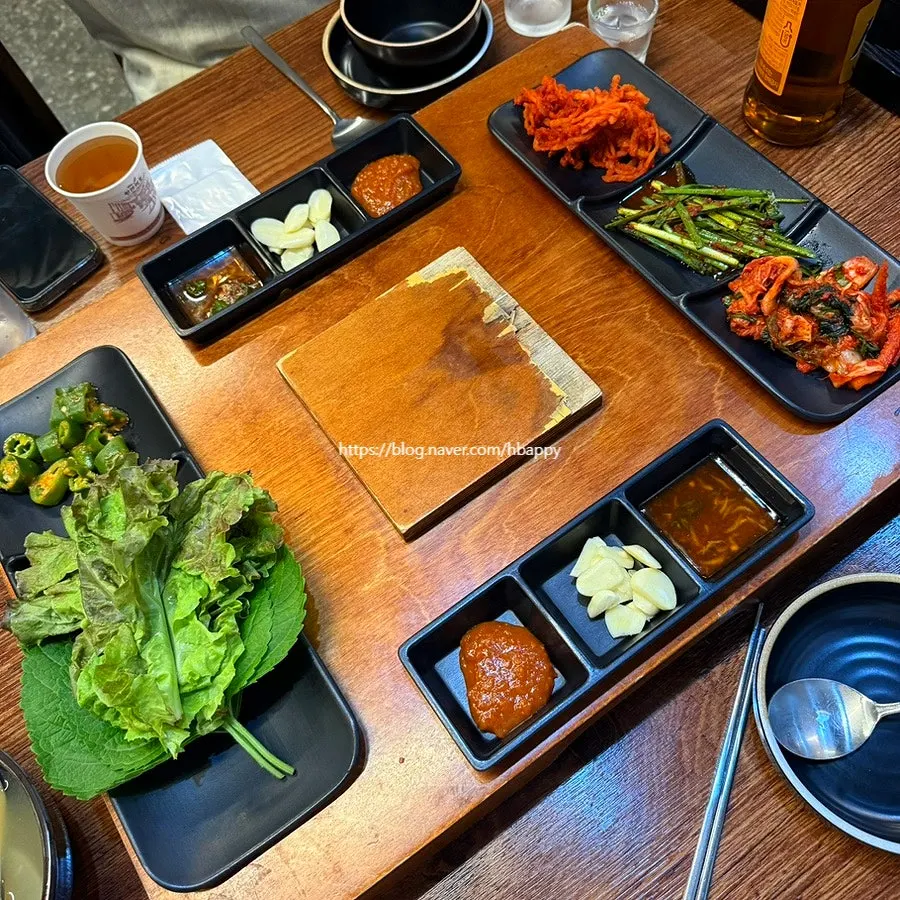 Table set after ordering